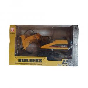 Большой гусеничный экскаватор с дистанционным управлением. Swede