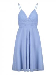 Vera Mont Коктейльное платье длиной до щиколотки, сине-серебристого цвета