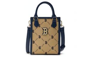 Сумка-шоппер из ПВХ, Сумка для покупок, Сумка через плечо, Мини-сумка унисекс цвета хаки и синий MLB