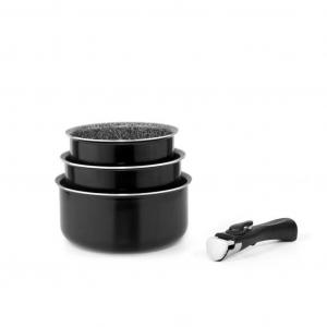 АРТУР МАРТИН Набор из 3 сковородок диаметром 16/18/20 см, все виды нагрева, включая индукционную ARTHUR MARTIN, черный