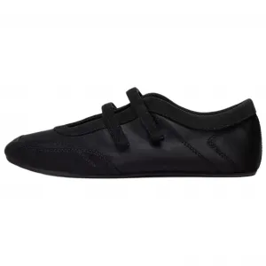 ZARA Новогодние повседневные однотонные туфли женские черные