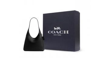 COACH Кожаная сумка-хобо среднего размера для женщин