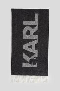 Шарф K/ESSENTIAL Karl Lagerfeld, черный