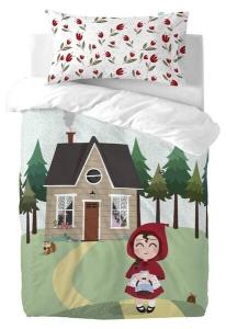 Комплект пододеяльников с красной шапочкой Mr. Fox, мультколор