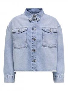 Джинсовая куртка ONLY, светло-синий деним
