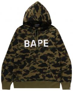 Худи BAPE 1st Camo Pullover Hoodie, зеленый