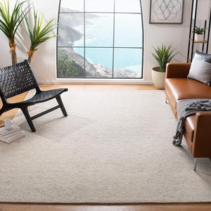 Ковер SAFAVIEH, 305 x 427 см, Micro-Loop Collection Silvergrey MLP527G ручной работы из премиальной шерсти для гостиной, столовой, спальни