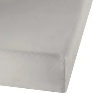 Простыня на резинке Erlangen" silver 90x210 cm - 100x220 cm" Erwin Müller