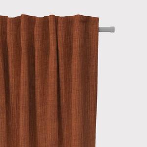 КРАСИВАЯ ЖИЗНЬ. Тепловая завеса песочно-бежевого цвета 245см с подвесными люверсами Schöner-Leben, коричневый