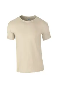 Мягкая футболка с короткими рукавами Gildan, коричневый