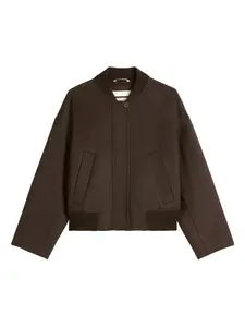 Бомбер с накладными карманами Marc O'Polo, коричневый