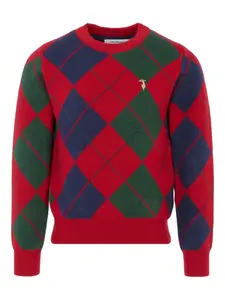 Джемпер с узором TRUSSARDI JUNIOR, красный