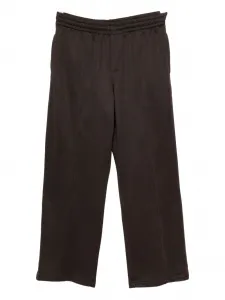Брюки с эластичным поясом Lacoste, коричневый