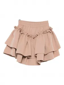 Мини-юбка Katya с оборками Rhizome, коричневый