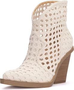 Женские ботильоны на каблуке Jessica Simpson Lukkah, Chalk