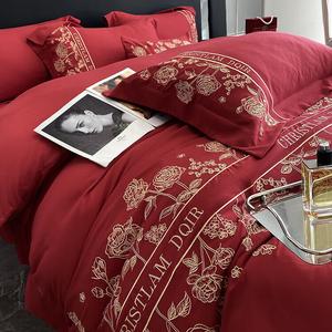 FUANNA Комплект постельного белья 1.5м, 4 предмета: пододеяльник 200x230 см, простыня на резинке, 2 наволочки, BJJ