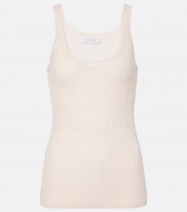 Майка Nevin Pointelle из кашемира и шелка Gabriela Hearst, Pale Blush