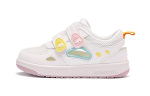 Детские сандалии с противоскользящей подошвой, устойчивые к истиранию, дышащие, для детей от 3 до 7 лет DAVE&BELLA, розовый/белый