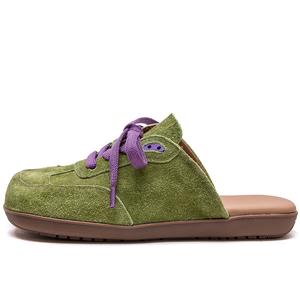 Женские сандалии с закрытым носком и резиновой подошвой, противоскользящие Jay, Green