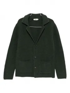 Кардиган с лацканами Altea, зеленый