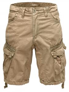 Тканевые шорты Amaci&Sons, бежевый