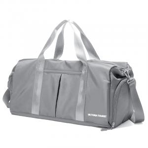 Victorian traveler Оксфордская спортивная сумка через плечо для плавания и путешествий унисекс, Silver Gray