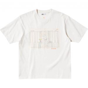 Футболка Mijin Genjin Collaboration унисекс белая Uniqlo, белый