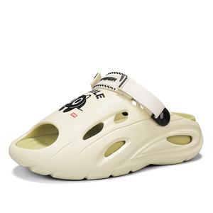 NANJIREN Мужские пляжные сандалии черно-зеленые, цвет Green