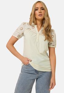 Футболка с принтом BRODERIE SHORT SLEEVE Long Tall Sally, кремовый
