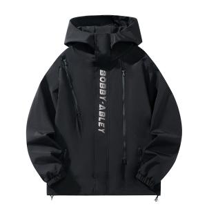 Куртка утепленная унисекс BOBBY ABLEY, черная (с флисовой подкладкой)