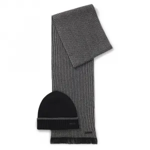 Шарф BOSS Set Hernesto 10274324, серый