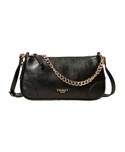 Сумка через плечо с цепочкой Twinset, черный