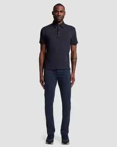 Узкие мужские джинсы синего цвета 7 For all mankind, синий