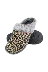 Уютные плюшевые тапочки-мюли из пены с эффектом памяти и открытой спиной Dunlop, желтый