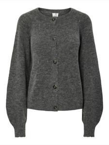 Вязаный кардиган YAS JOH, темно-серый