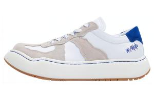 ADER ERROR Кожаные кроссовки с вставками экрю, цвет Ecru