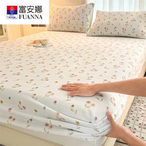 Fuanna Простыня на резинке 120х200 см, флисовая, утепленная, без ворса