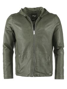 Кожаная куртка Maze 42021109, оливковый