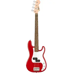Бас-гитара Squier Mini Precision, гриф из лауреля, цвет Dakota Red