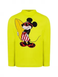 Футболка с молнией MC2 Saint Barth Kids, желтый