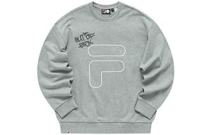 Толстовка unisex cloud gray heather gray FILA FUSION, серый