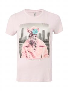 ONLY Футболка 'ONLVibe' в цвете Rose