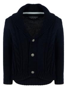 Lapin House жакет с лацканами-шалькой, синий