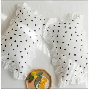 DUYHBAWRS Хлопковая наволочка в стиле small fresh с весенним листочком