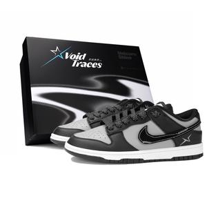 Dunk Lightning устойчивые к истиранию низкие кроссовки для скейтбординга унисекс Nike, черный/серый