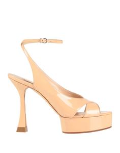 Сандалии Casadei, бледно-розовый