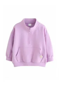 Толстовка с застежкой-молнией до середины груди Next, Lilac Purple