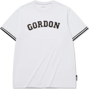 361° Футболка мужская белая с круглым вырезом тонкая прямая посадка