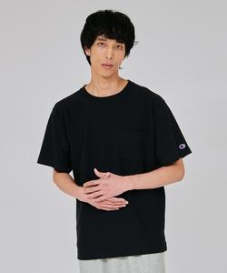 Мужская футболка с коротким рукавом и карманом, Reverse Weave Champion, черный