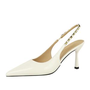 YAFEI XUANYU Стройные каблуки на высоком каблуке женские белые, цвет White